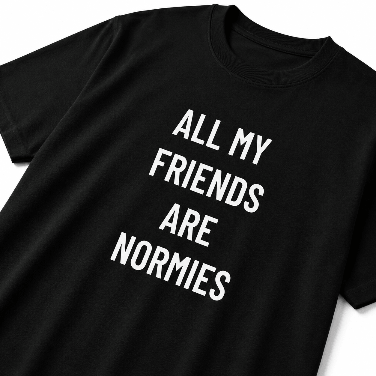 ALL MY FRIENDS ARE NORMIES redpill statement t-shirt | BASED ALT-WEAR
