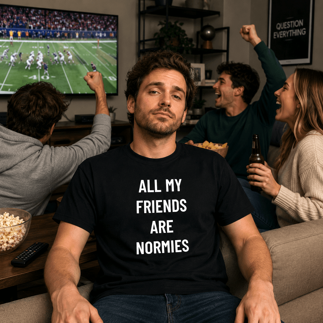 ALL MY FRIENDS ARE NORMIES redpill statement t-shirt | BASED ALT-WEAR