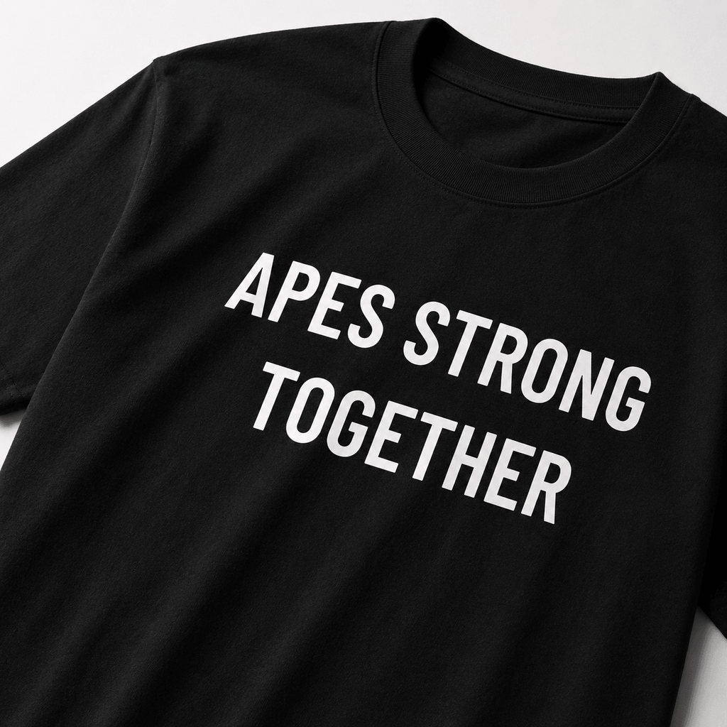 APES STRONG TOGETHER GameStop finance-rebel statement t-shirt | BASED ALT-WEAR