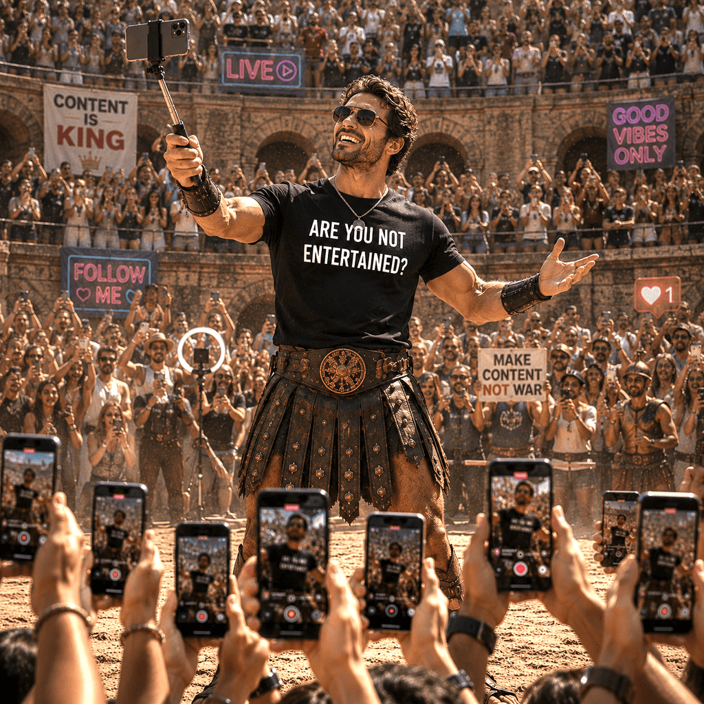 ARE YOU NOT ENTERTAINED? t-shirt
