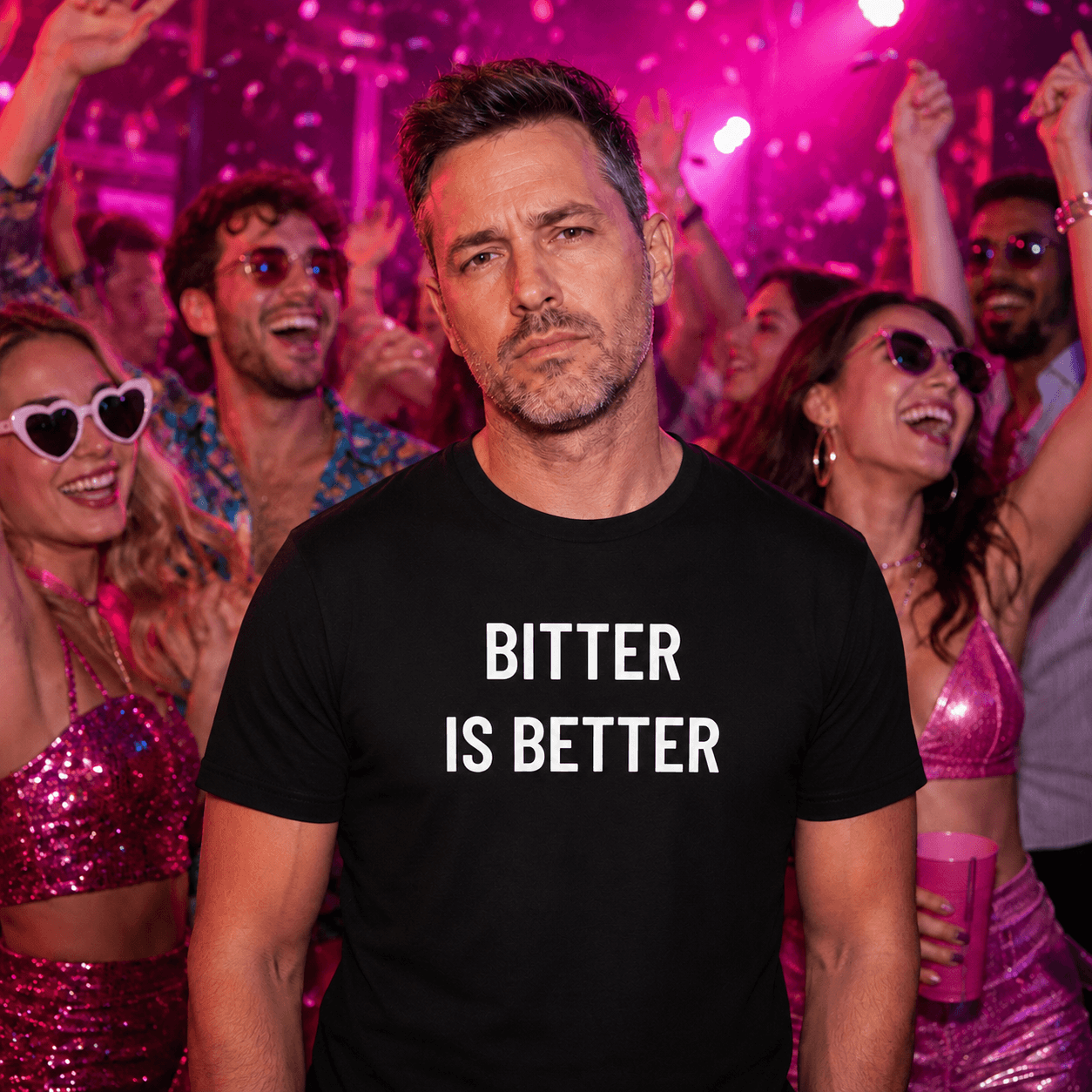 BITTER IS BETTER nihilist blackpill statement t-shirt | BASED ALT-WEAR