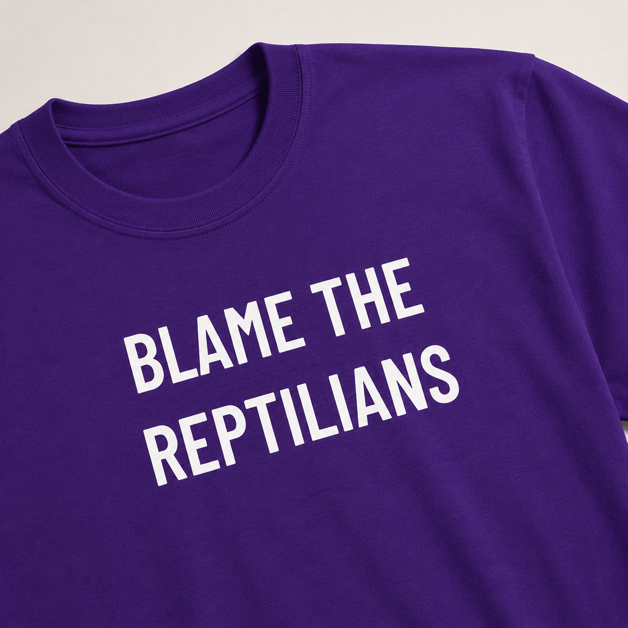 BLAME THE REPTILIANS t-shirt
