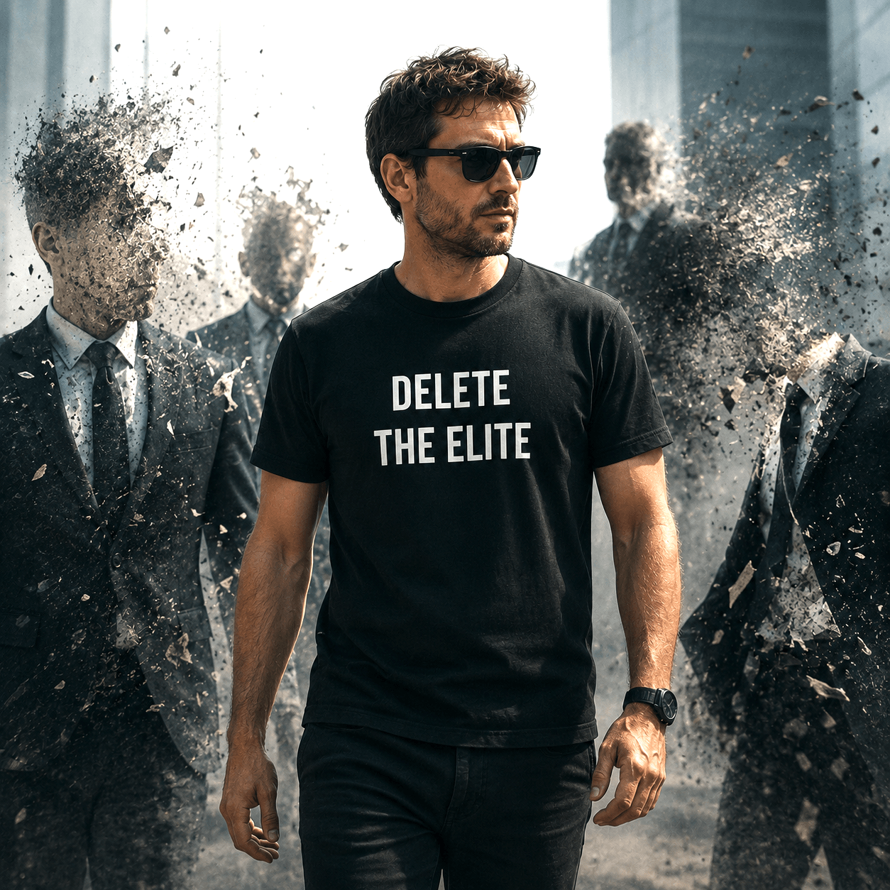 DELETE THE ELITE t-shirt