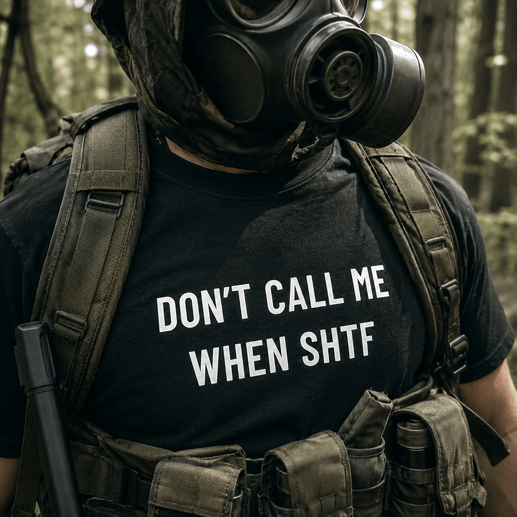 DON'T CALL ME WHEN SHTF t-shirt