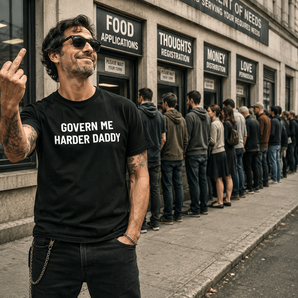 GOVERN ME HARDER DADDY t-shirt