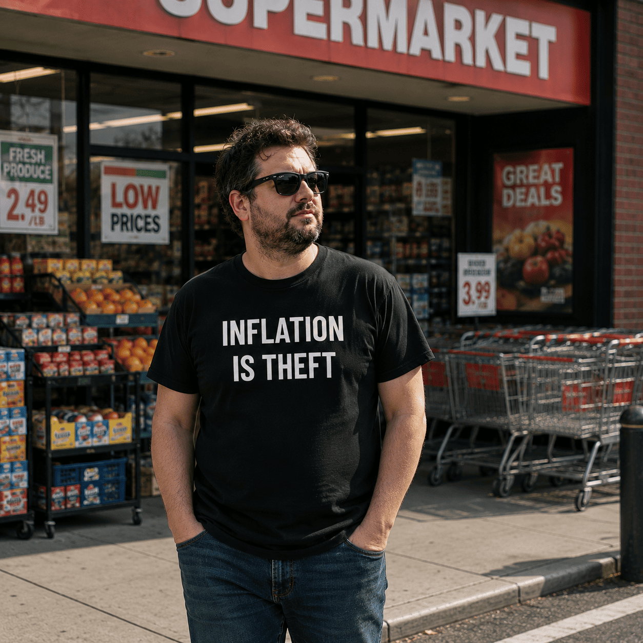 INFLATION IS THEFT t-shirt