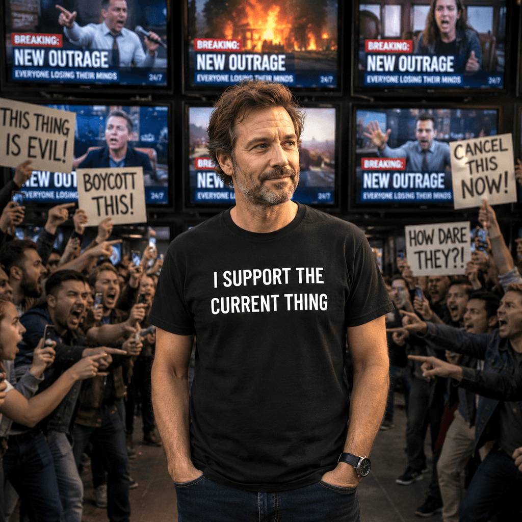 I SUPPORT THE CURRENT THING t-shirt