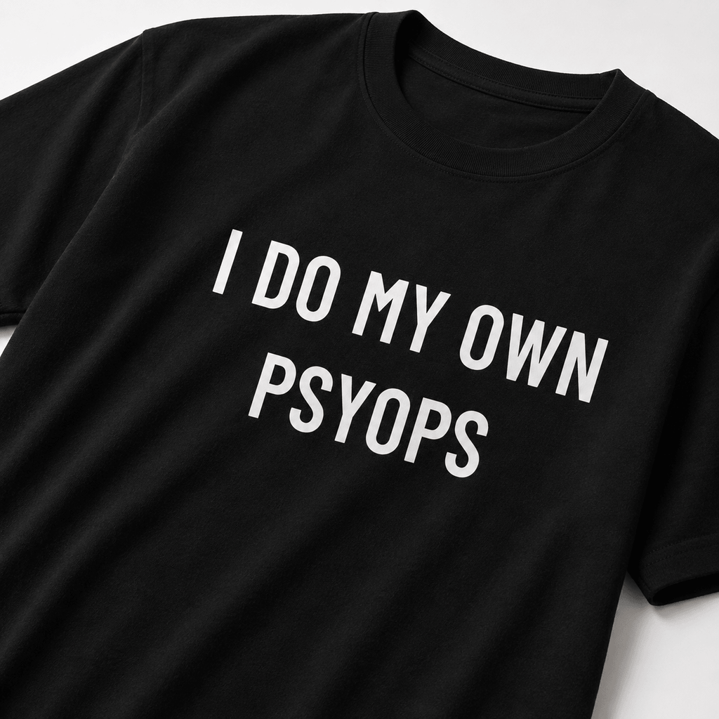 I DO MY OWN PSYOPS t-shirt