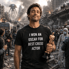 I WON AN OSCAR FOR BEST CRISIS ACTOR t-shirt
