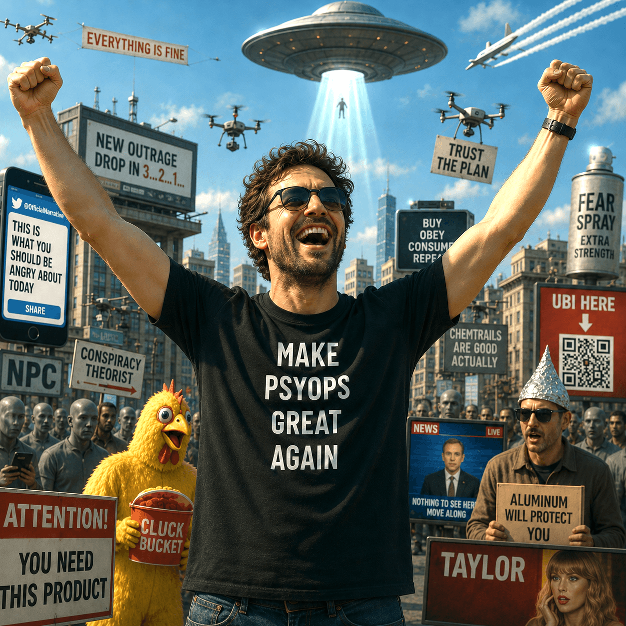 MAKE PSYOPS GREAT AGAIN t-shirt