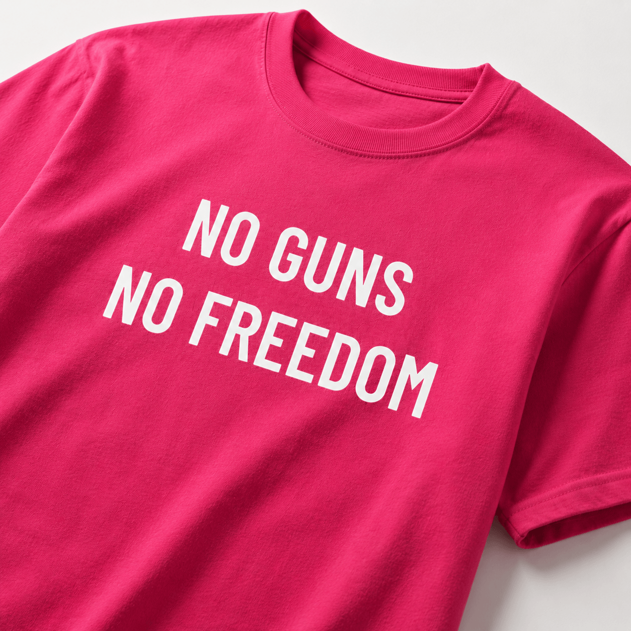 NO GUNS NO FREEDOM t-shirt