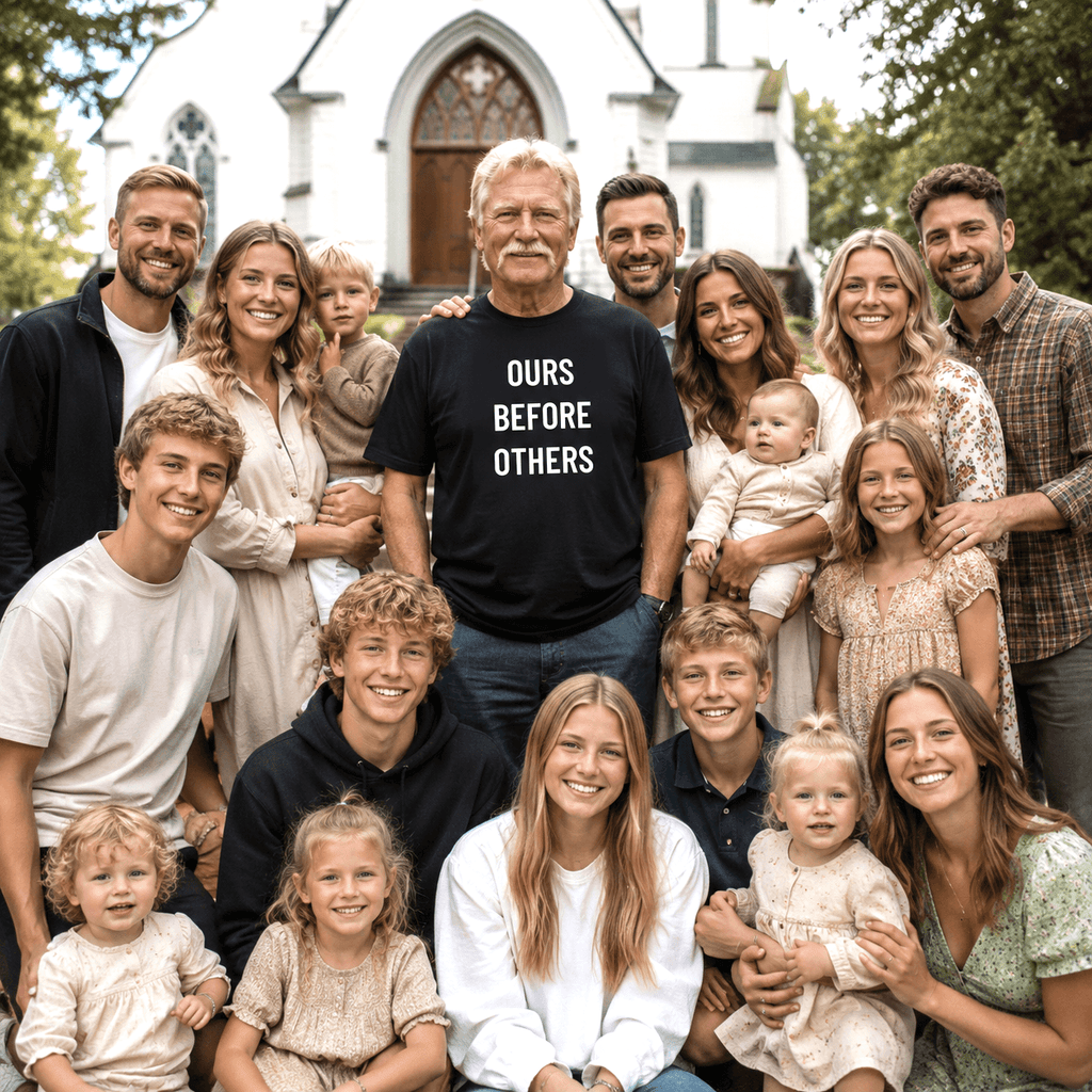 OURS BEFORE OTHERS t-shirt