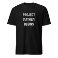 PROJECT MAYHEM BEGINS Fight Club statement t-shirt | BASED ALT-WEAR