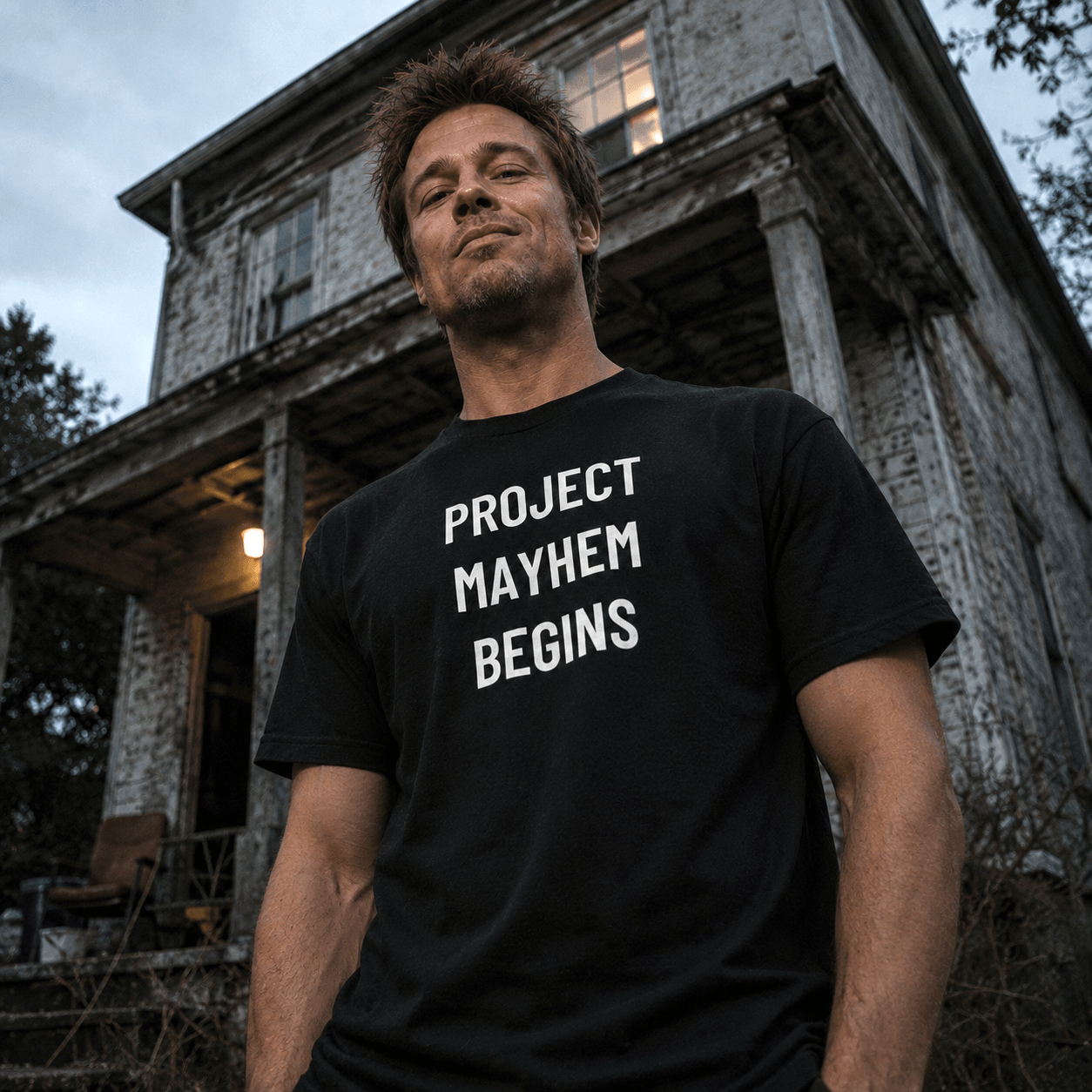 PROJECT MAYHEM BEGINS t-shirt