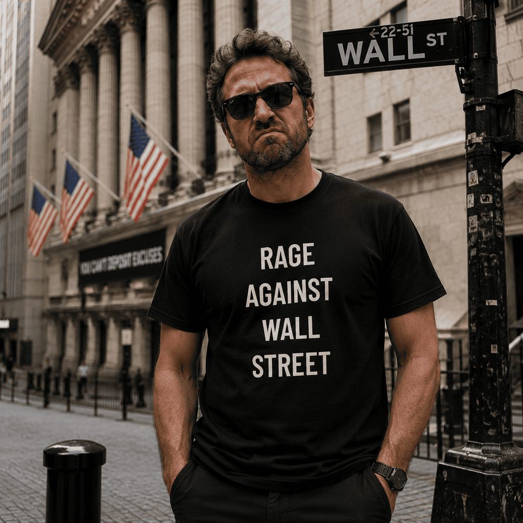 RAGE AGAINST WALL STREET t-shirt