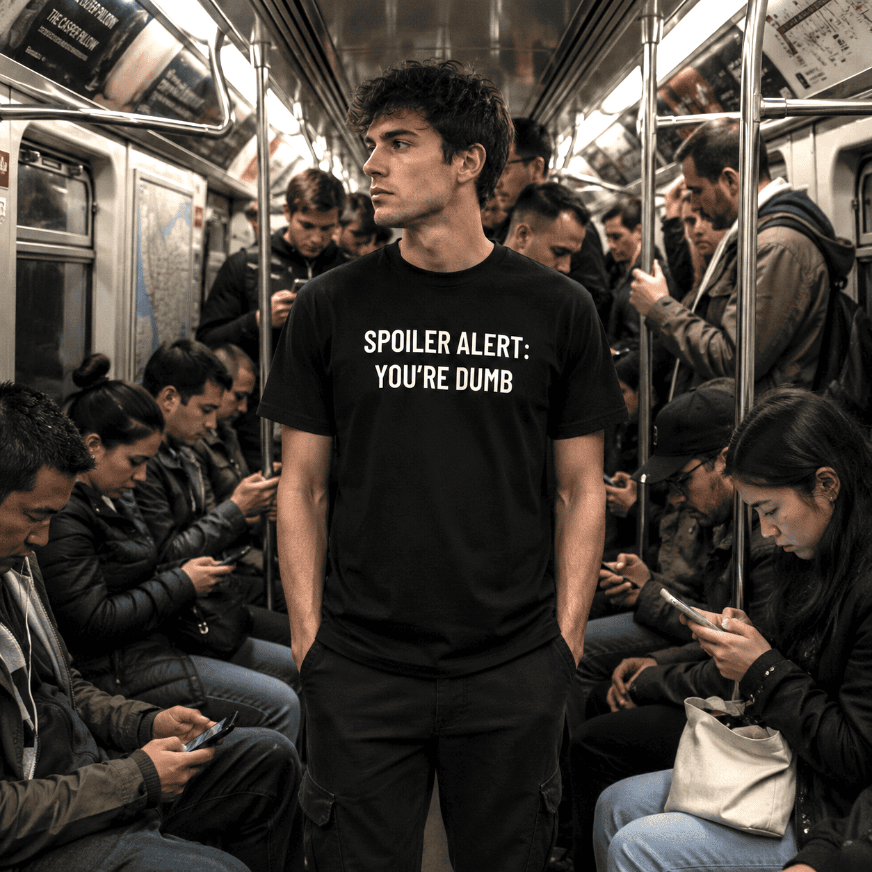 SPOILER ALERT: YOU'RE DUMB t-shirt
