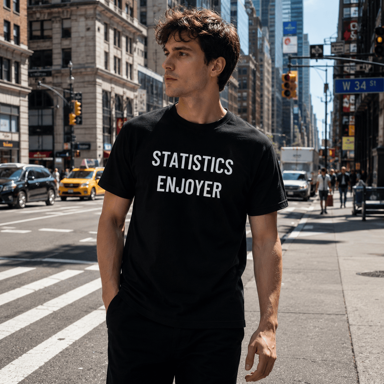 STATISTICS ENJOYER t-shirt