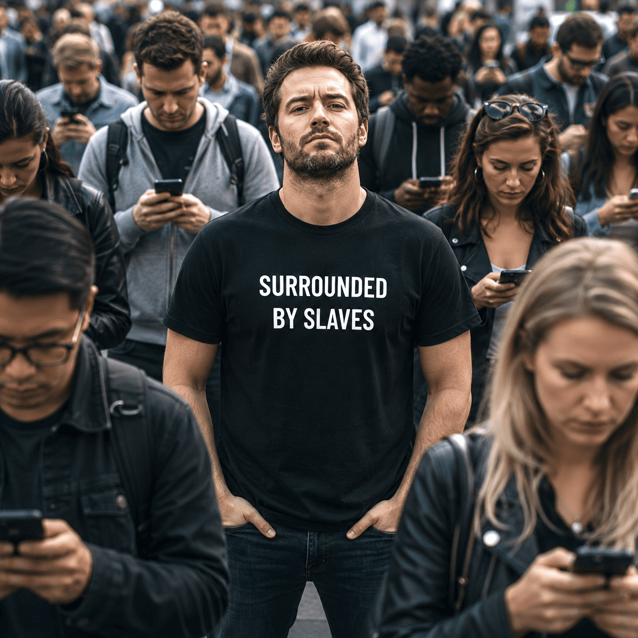SURROUNDED BY SLAVES t-shirt