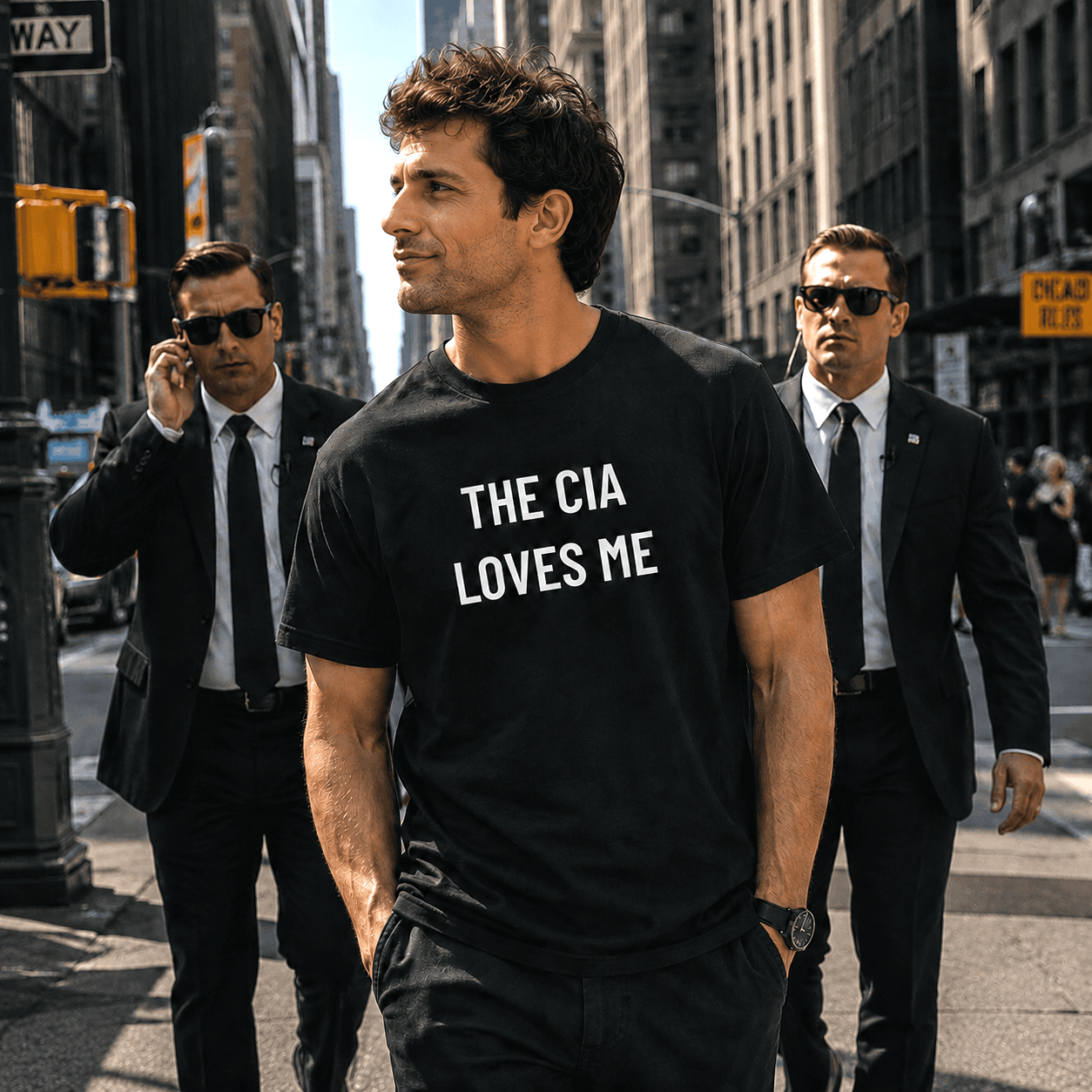 THE CIA LOVES ME t-shirt