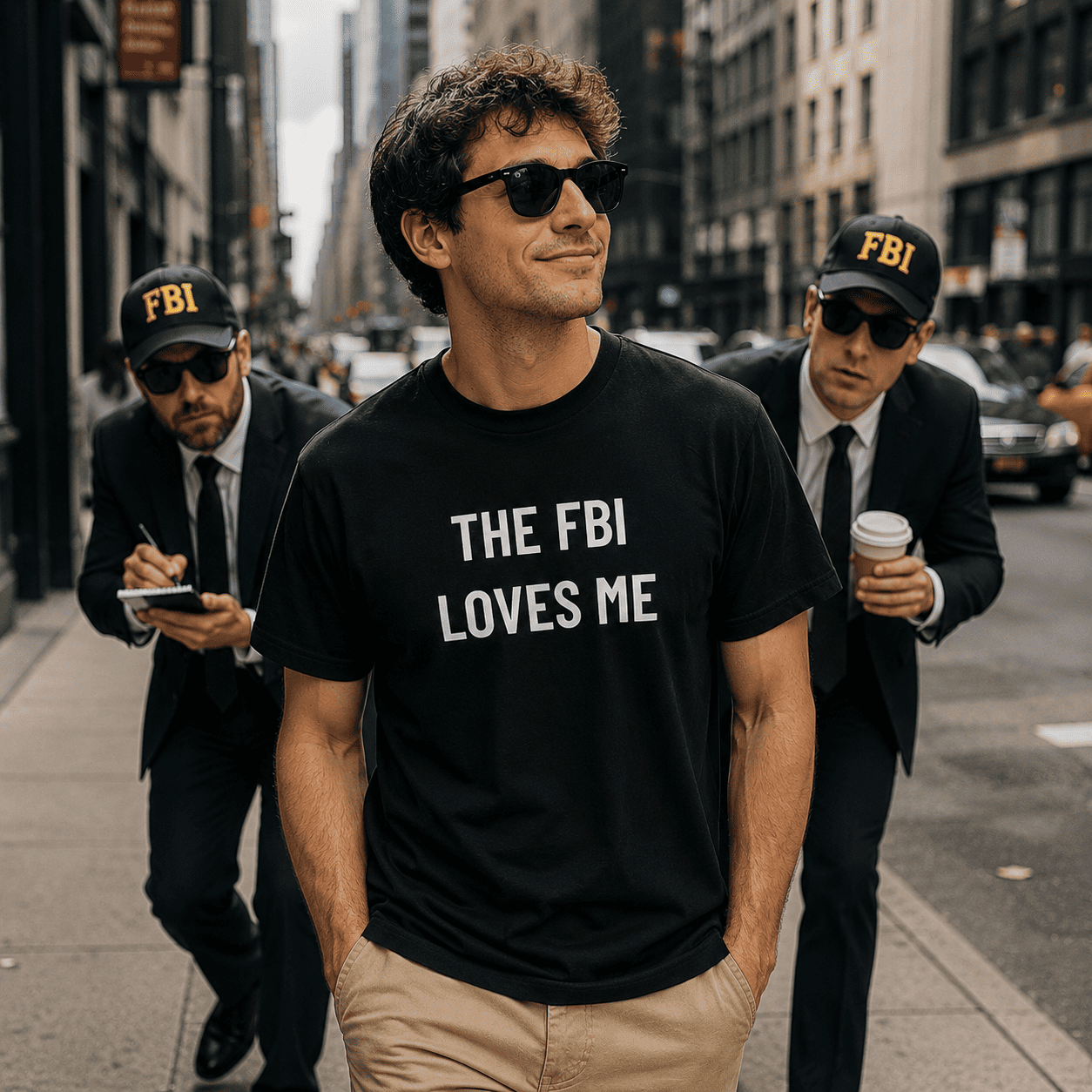 THE FBI LOVES ME t-shirt
