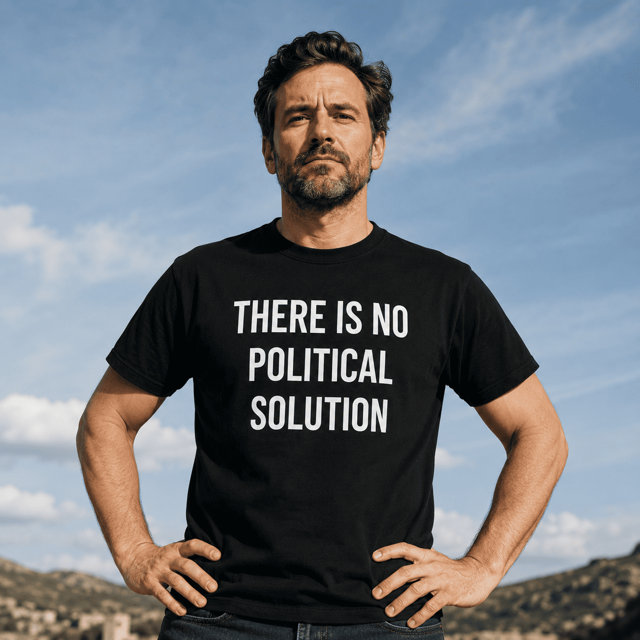 THERE IS NO POLITICAL SOLUTION t-shirt