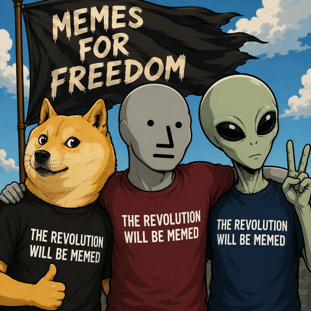 THE REVOLUTION WILL BE MEMED