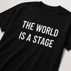 THE WORLD IS A STAGE Shakespeare redpill statement t-shirt | BASED ALT-WEAR
