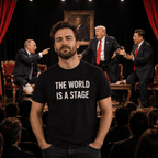 THE WORLD IS A STAGE Shakespeare redpill statement t-shirt | BASED ALT-WEAR