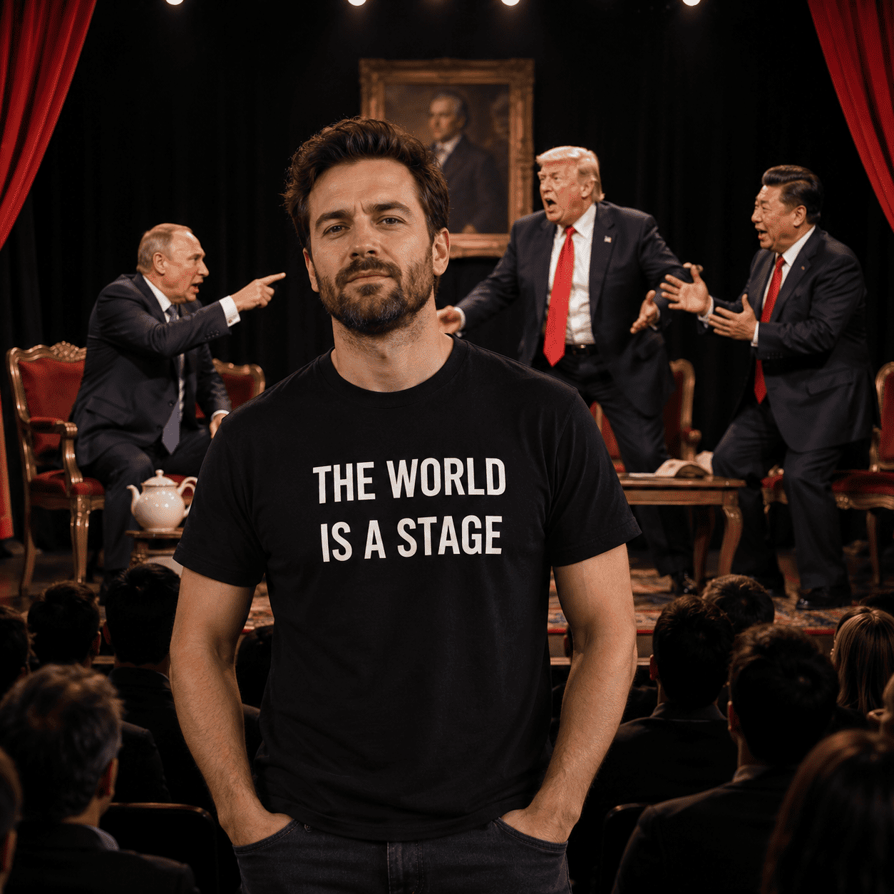 THE WORLD IS A STAGE  t-shirt