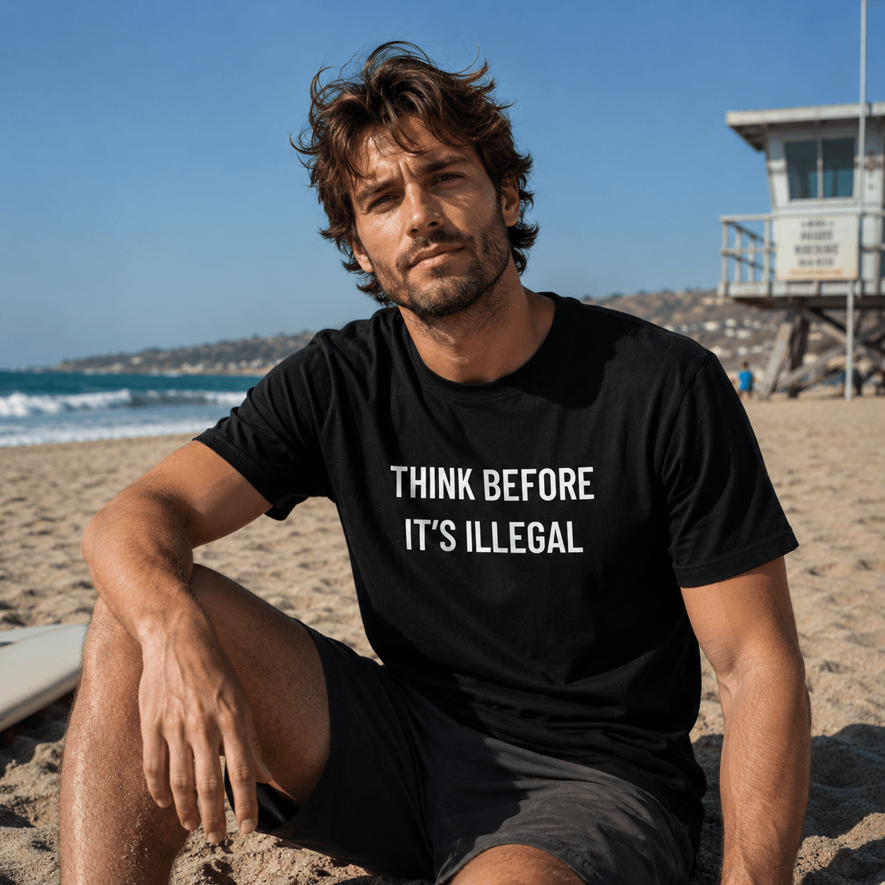 THINK BEFORE IT'S ILLEGAL t-shirt
