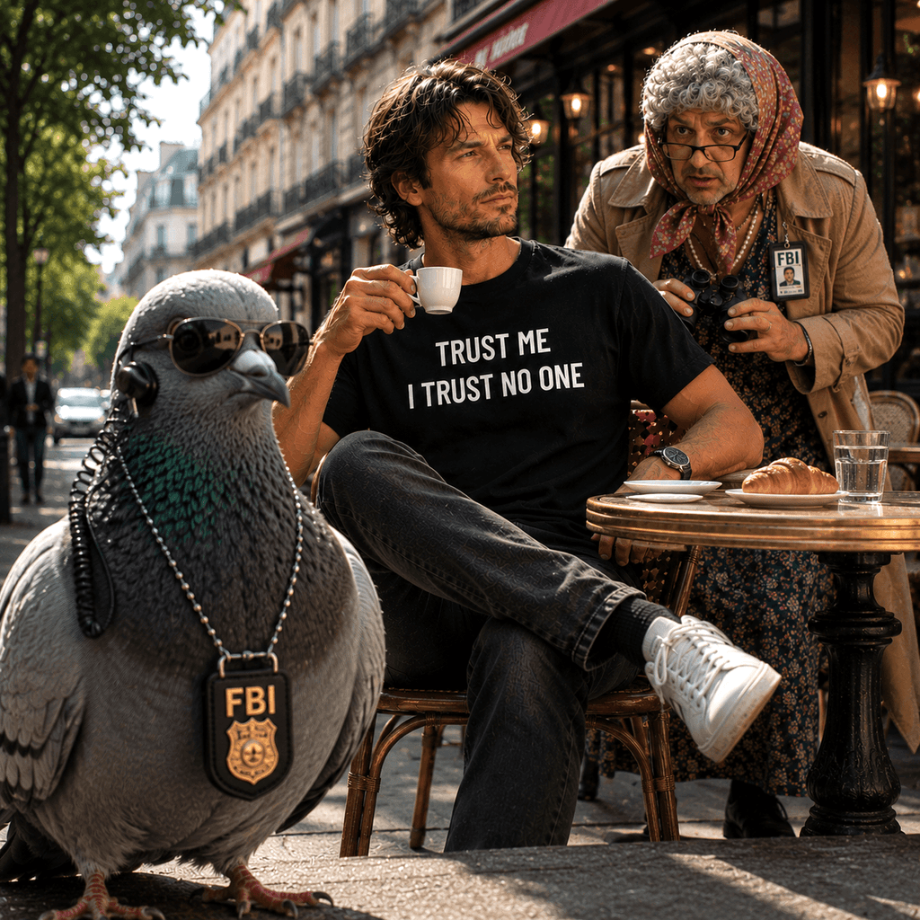 TRUST ME I TRUST NO ONE t-shirt