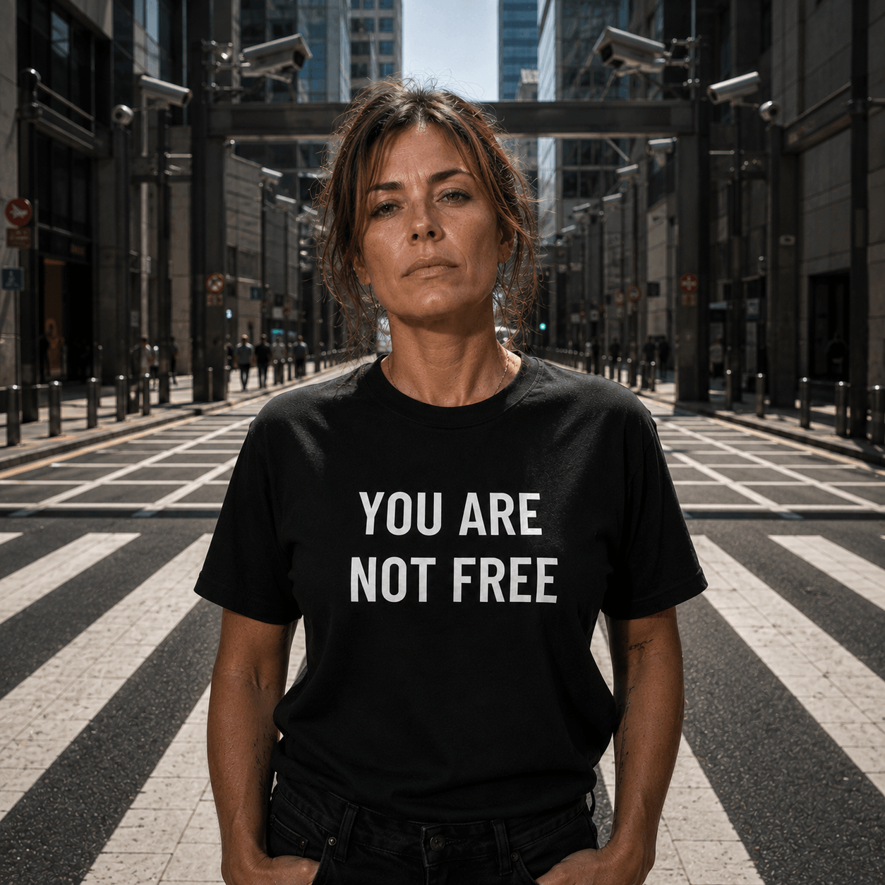 YOU ARE  NOT FREE t-shirt