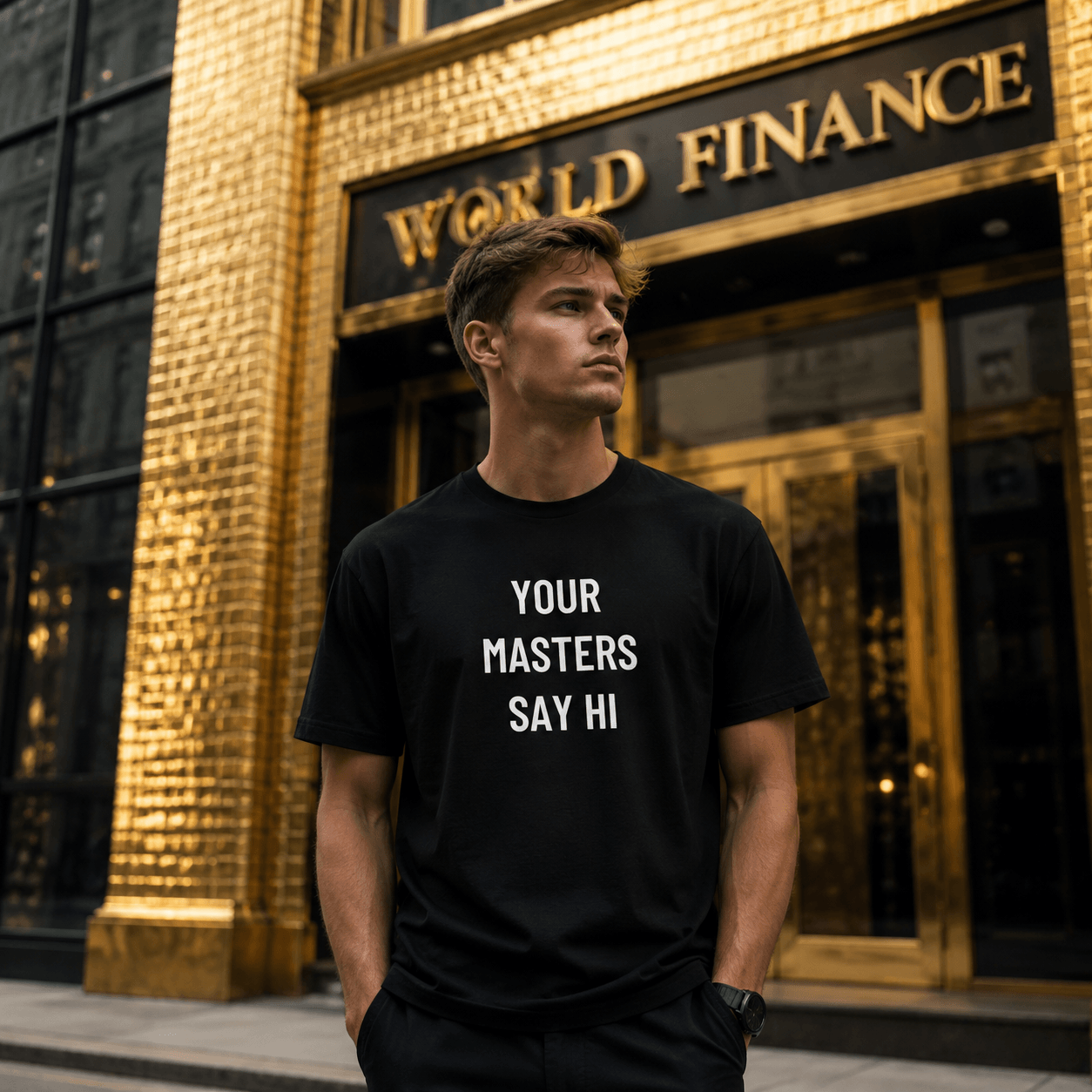 YOUR MASTERS SAY HI t-shirt