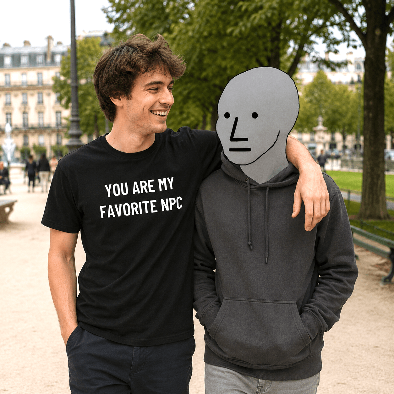 YOU ARE MY FAVORITE NPC t-shirt