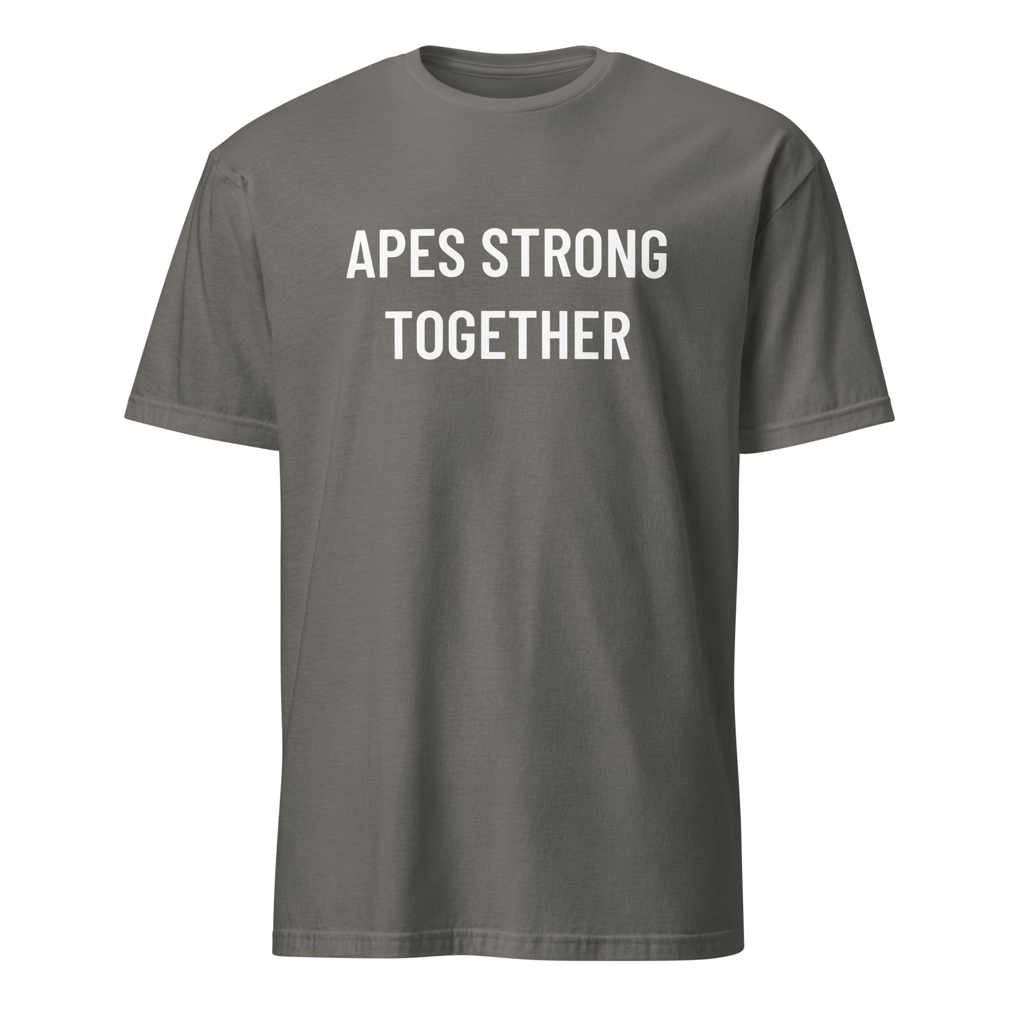 APES STRONG TOGETHER GameStop finance-rebel statement t-shirt in Grey | BASED ALT-WEAR