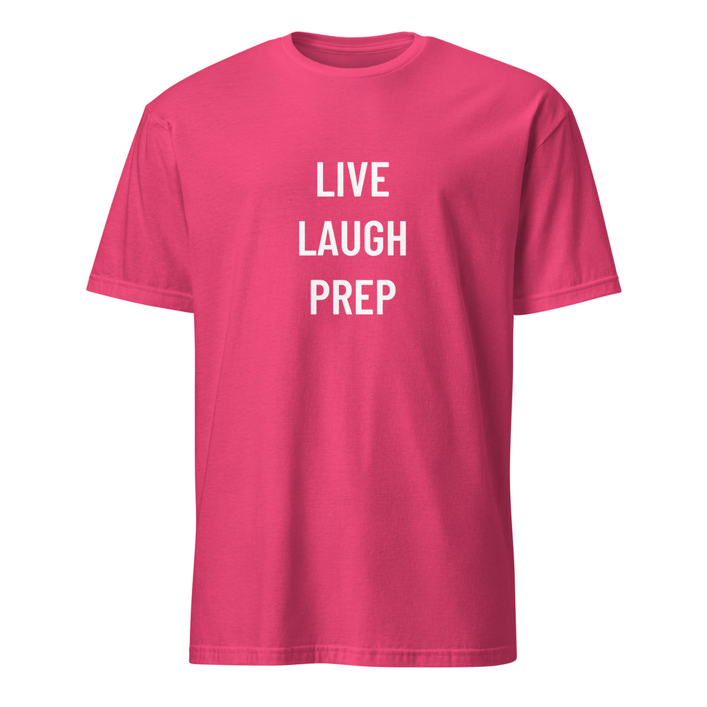 LIVE LAUGH PREP prepper humor statement t-shirt in Army | BASED ALT-WEAR