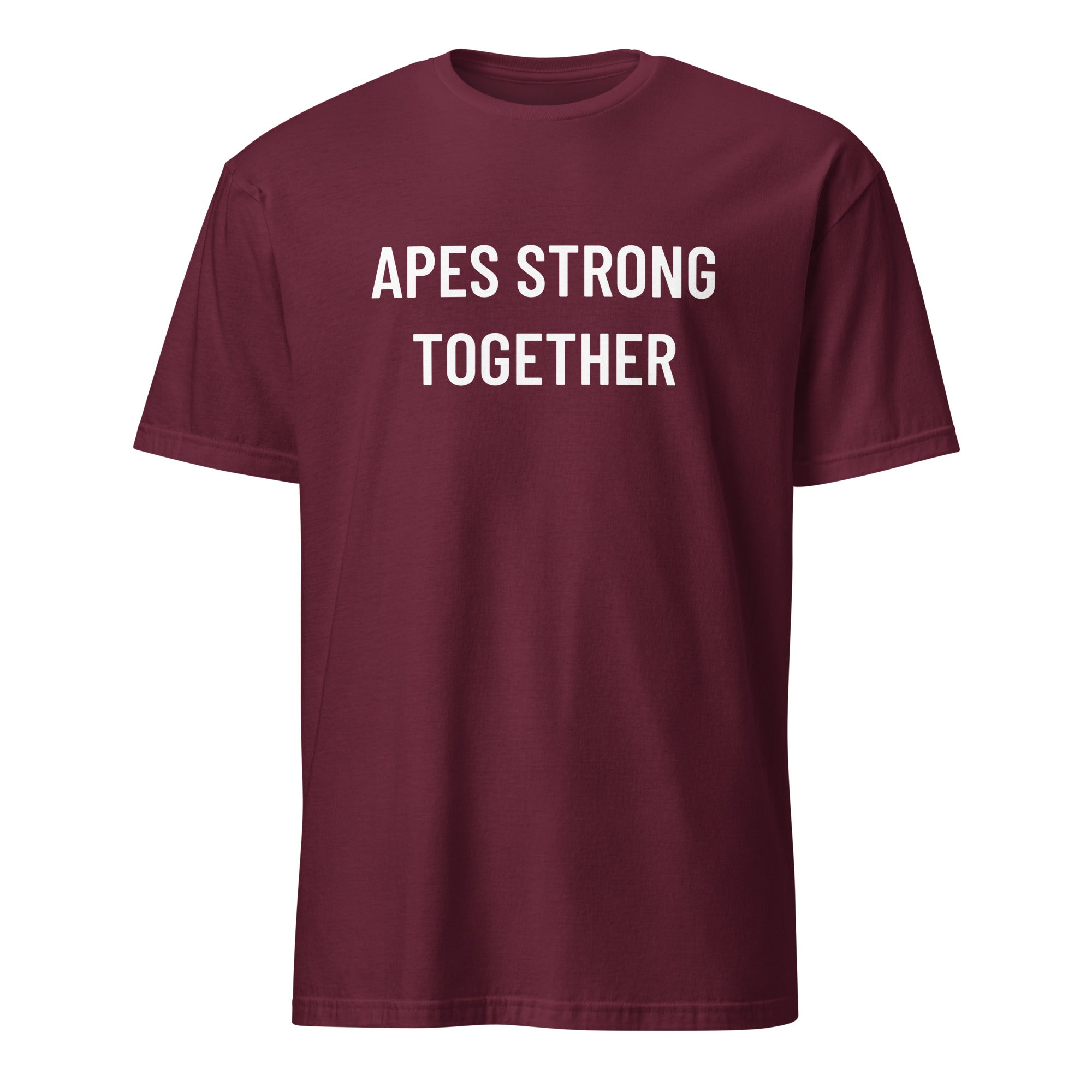 APES STRONG TOGETHER GameStop finance-rebel statement t-shirt in Red | BASED ALT-WEAR