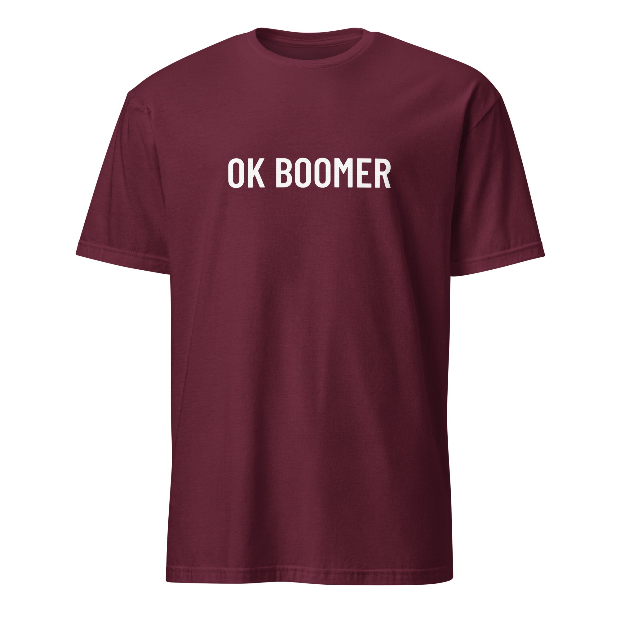 OK BOOMER generational statement t-shirt in Brown | BASED ALT-WEAR
