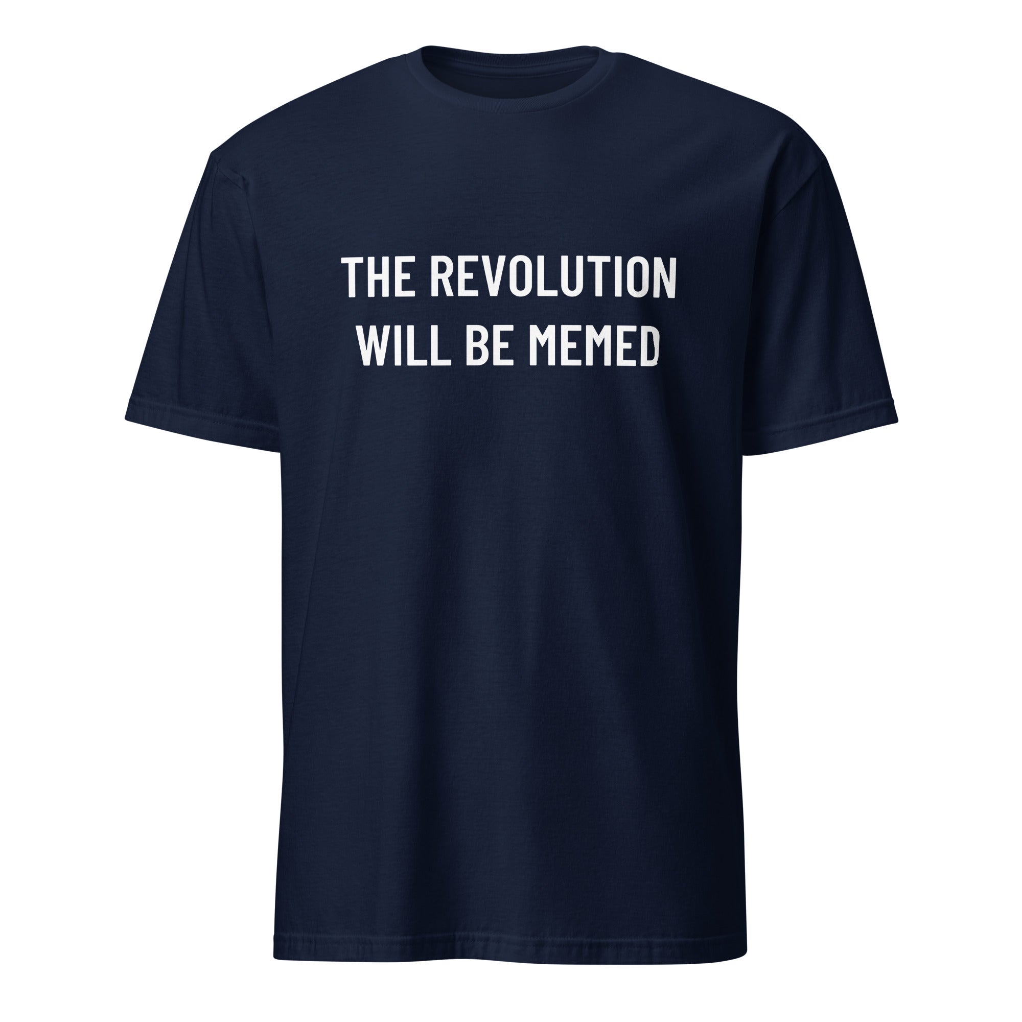 THE REVOLUTION WILL BE MEMED meme-culture statement t-shirt in White | BASED ALT-WEAR